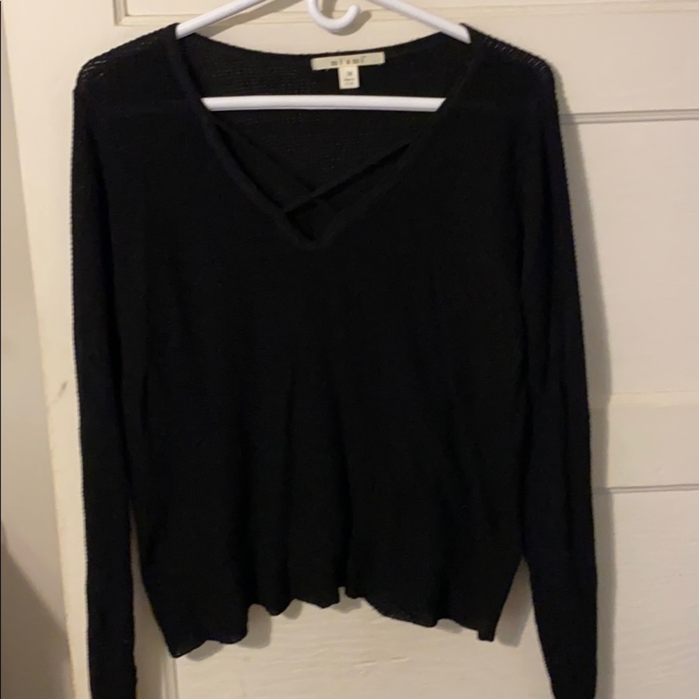 Cross Black Sweater